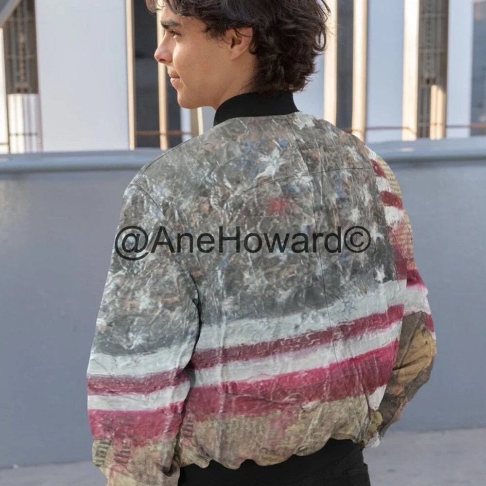 Brand New MEN’s BOMBER JACKET-  ORIGINAL DESIGN Rock & Roll